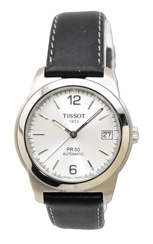 Tissot T085410A Carson Silver Tone Date Stainless Steel Men's