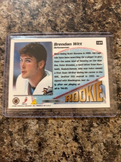 1995-96 Pinnacle Summit - #189 Brendan Witt (RC) - Image 2 of 2