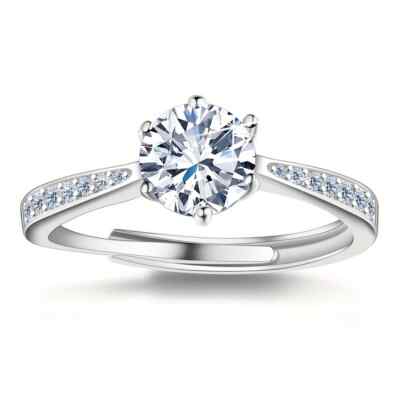 Engagement Ring 1.3 carat Rare Clear Facet Sapphire 950 Platinum Adj Size Brazil