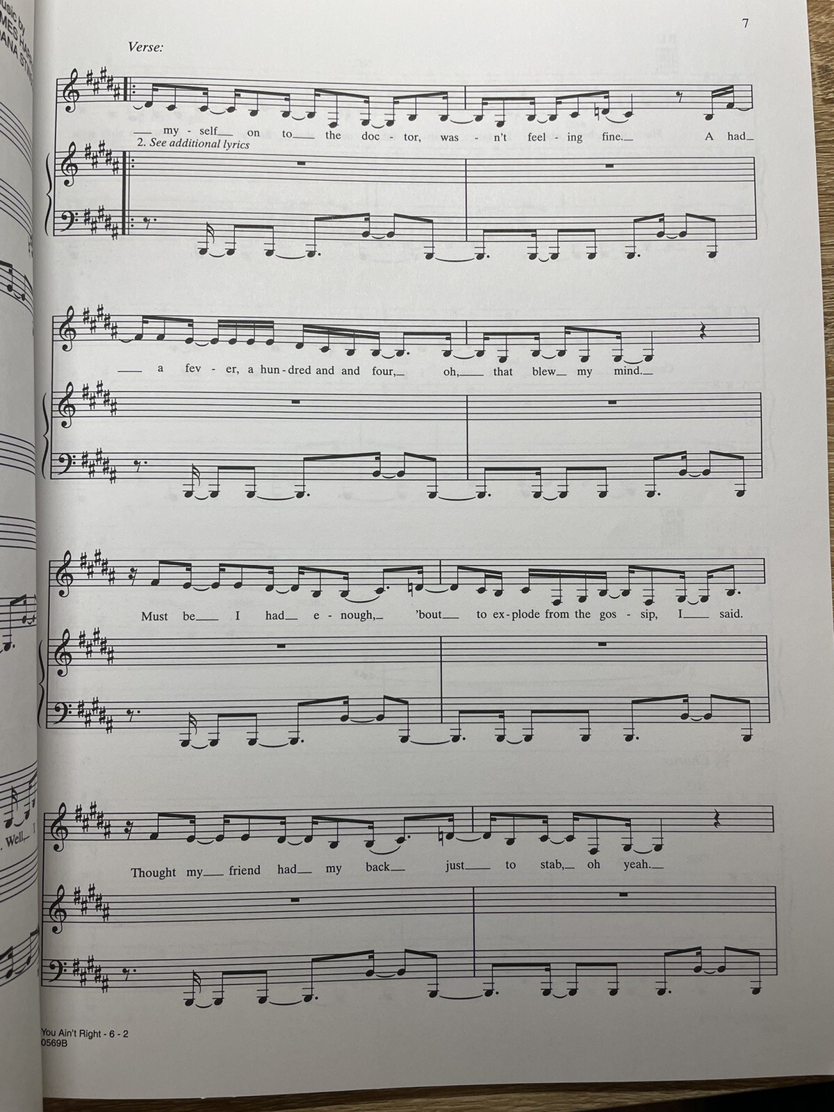 Jackson, All For You, Songbook, 2001 eBay