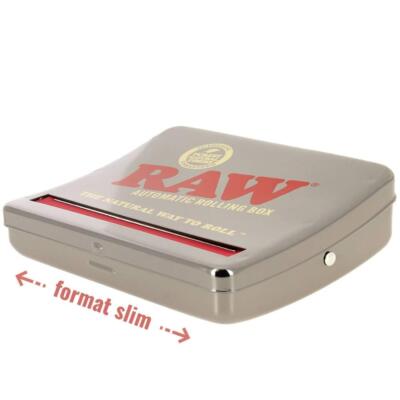 4.3 Inch Silver Automatic Rolling Box for King Size Rolling Papers Storage Box