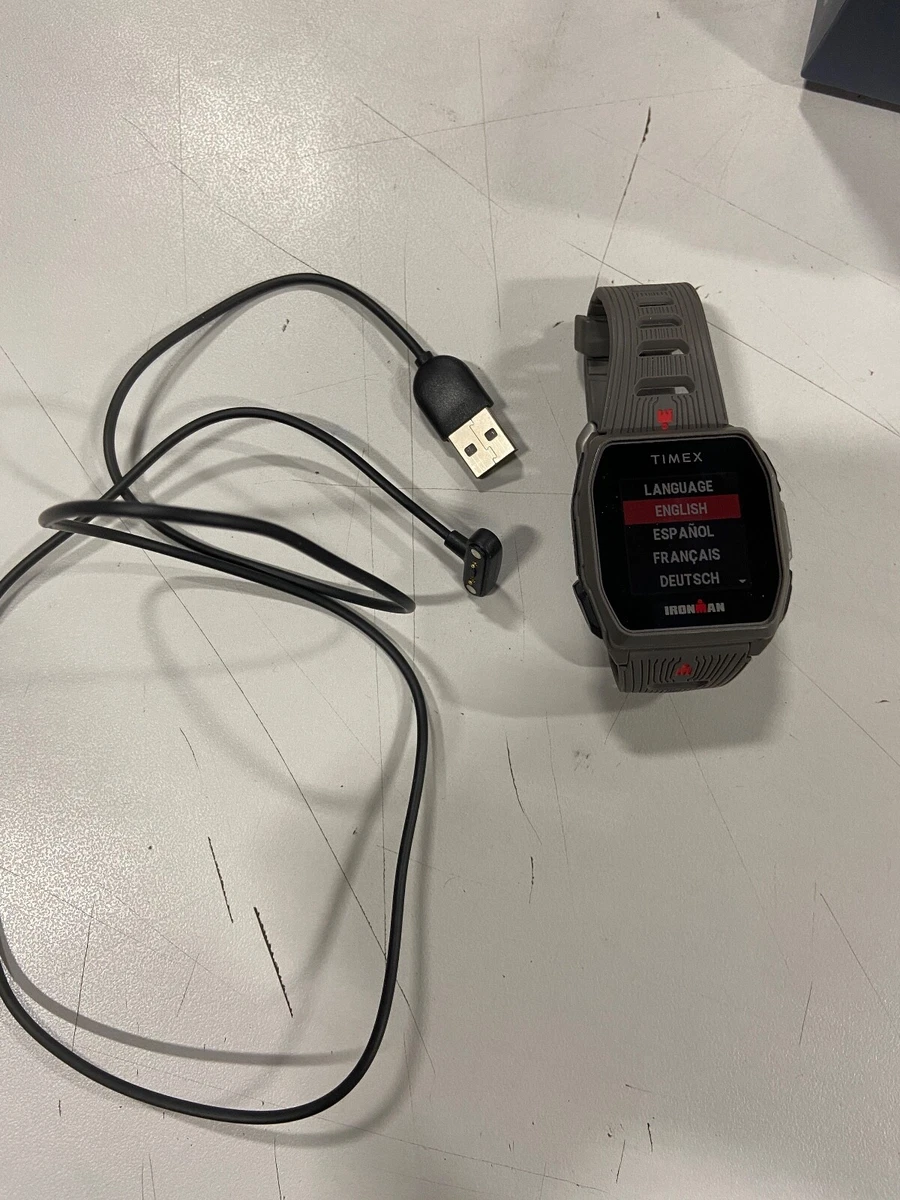 Timex Ironman R300 GPS Watch Silver Tone TW5M37700IQ