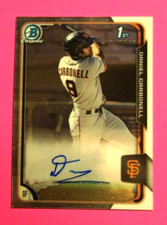 2015 Bowman Chrome 1st card, San Francisco Giants - DANIEL CARBONELL - auto