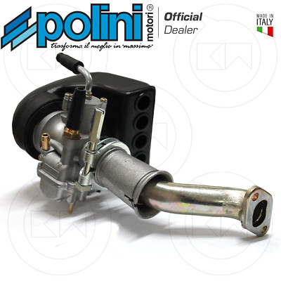CARBURATORE COMPLETO CP 21 FILTRO COLLETTORE BOCCHETTONE POLINI