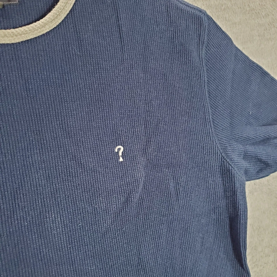 Camiseta DE COLECCIÓN Guess Niños 2XL Azul Timbre Waffle Tejido Logo Bordado Perú Años 90 Foto 3 de 4