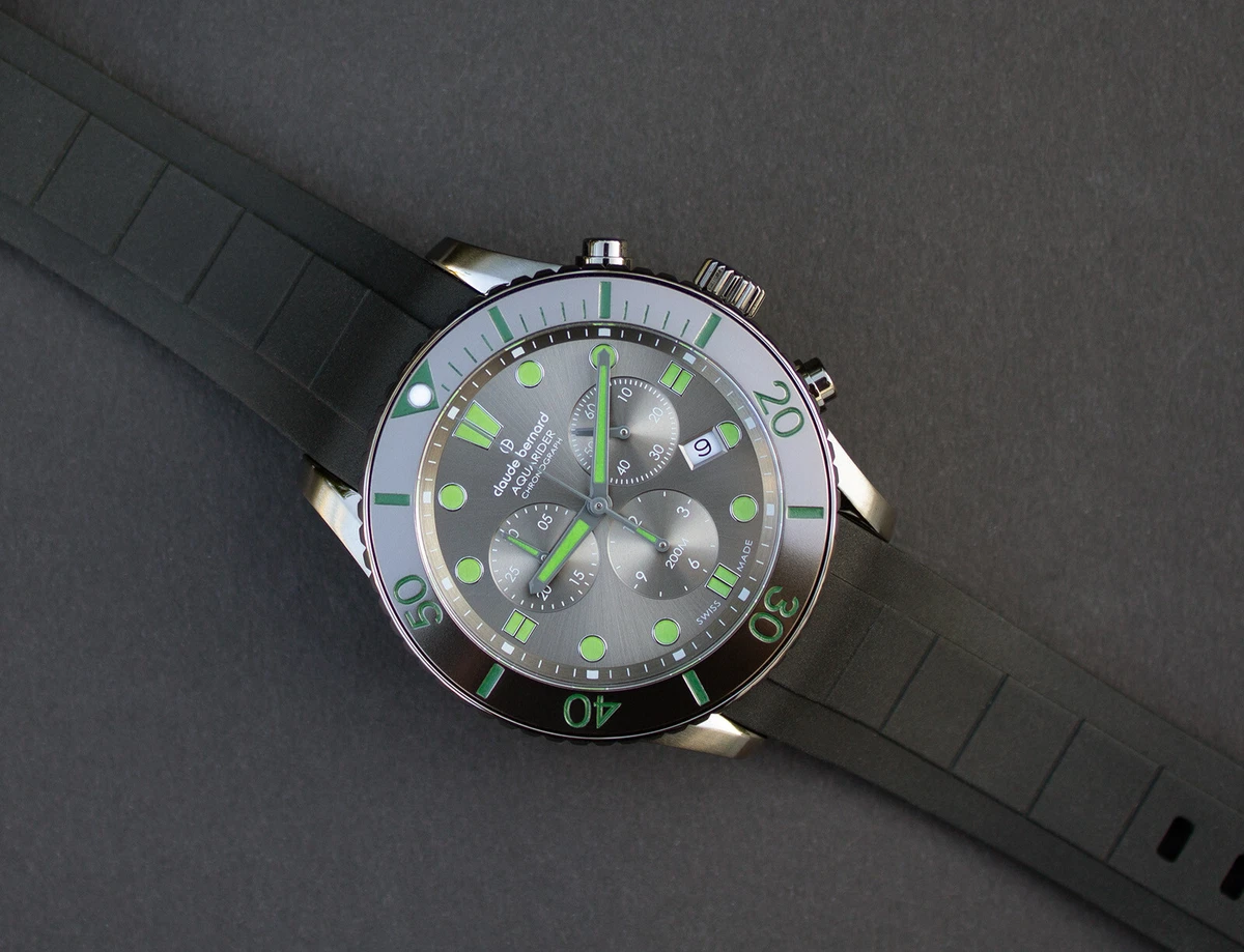 Claude bernard by top edox aquarider chronograph watch