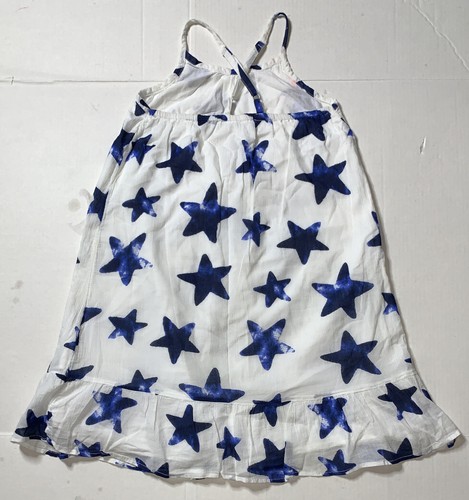Preowned- Old Navy Sleeveless Spaghetti Strap Stars Dress Girls (Size L/10) - Picture 8 of 8