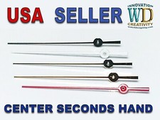 Center seconds watch hands repairs parts watchmaker Black, Gold Red Silver White