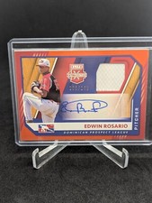 2021 ELITE EXTRA EDITION Edwin Rosario AUTO PATCH RC DOM. PROSPECT LEAGUE