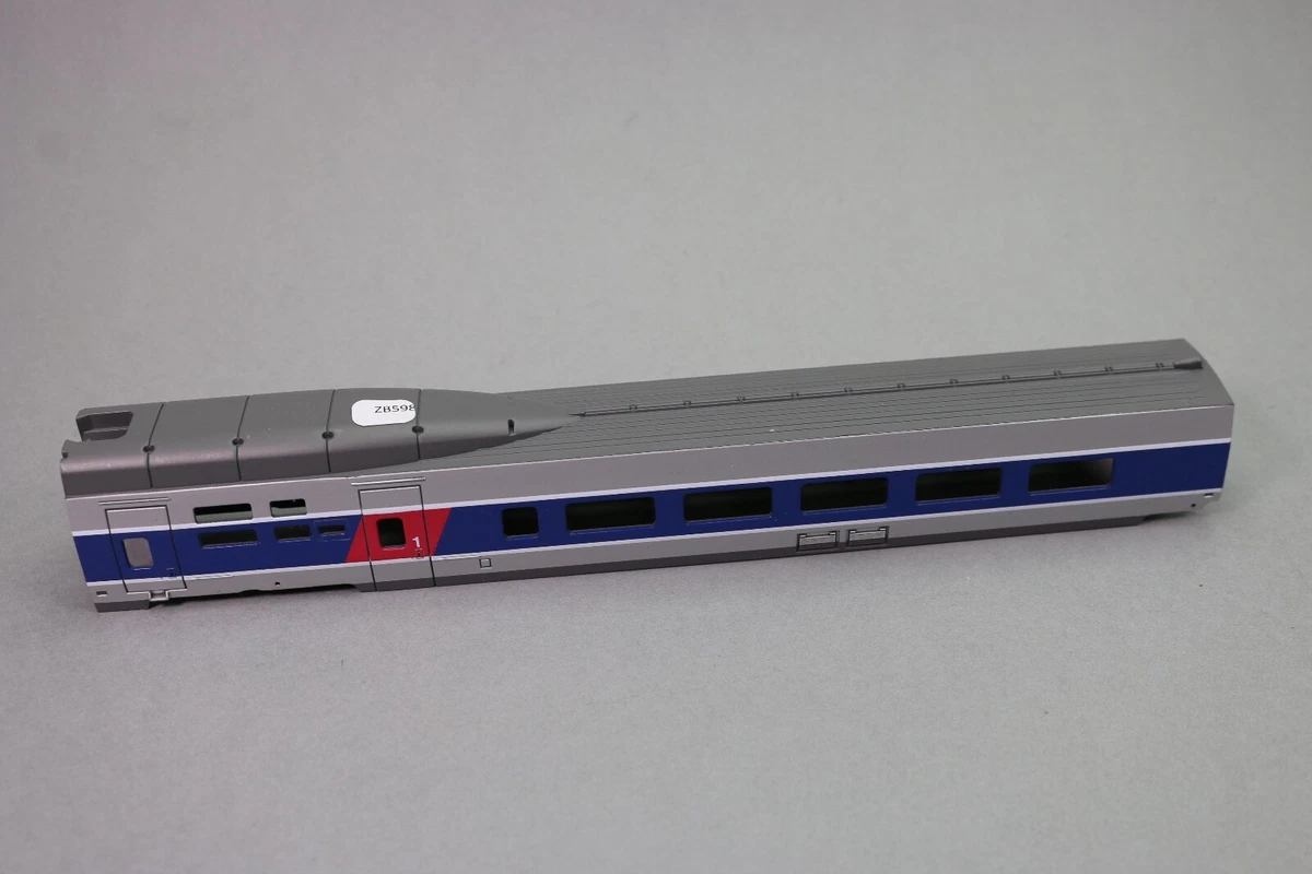 Locomotive Mehano HO TGV Sud-Ouest – Motrice Et Voitures Vintage – État D'occasion