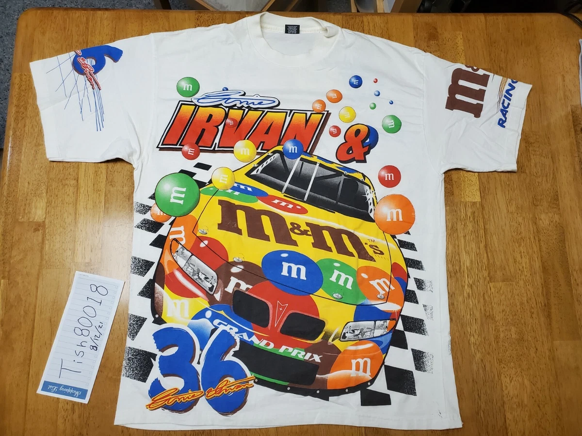 最高 ERNIE RACING M&M's 90s Tシャツ レーシング 両面 Tシャツ