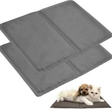 2x Cool Cooling Gel Pad Pillow Cooling Mat Magic Laptop Cushion Yoga Pet Bed