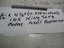 5/16" TITANIUM  ROD 1 PC. 4 17/32"(4.5+)(PEDAL AXEL FOR KING SONG 16 X UNICYCLE)