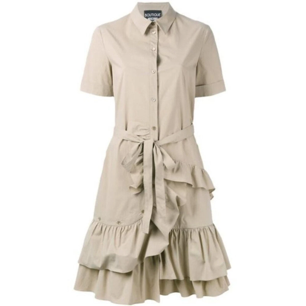 moschino shirt dress sale Moschino - Goose organic cotton jersey dress - Pink