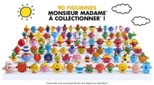 Très gros choix parmi les 90 Figurines Monsieur Madame Mcdo