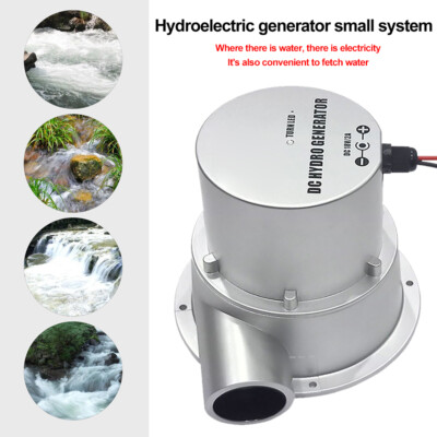 Mini Elektro Wasserkraft Generator Wasser Turbine Energieerzeuger 36W 50W 100W