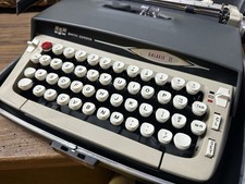 Smith-Corona Galaxie II Manual Portable Typewriter With Case Vintage thumbnail