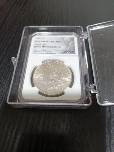 1883 O US Morgan Silver Dollar $1 - NGC Brilliant Uncirculated!