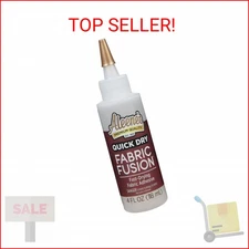 Aleene's Quick Dry Fabric Fusion, Fast-Drying Permanent Fabric Glue, Stong Bond