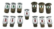 Vintage Wikinger aufrechter Anhänger Glasrohr Feuer Sprinkler 1984-1993 Menge 13