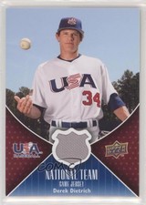 2009 Upper Deck USA National Team Game Jersey Derek Dietrich #USA-DD ux6