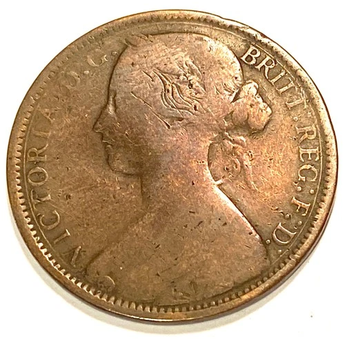 1872 Victoria Penny — photo from the most recent tracked eBay sale