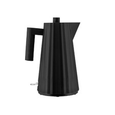 Elektrischer Wasserkocher Plisse von Alessi, 2400 W, 1,7 l, schwarz