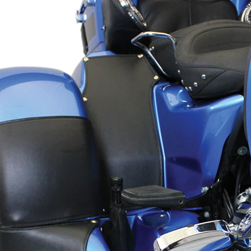 Sujetadores guardabarros interiores de vinilo negro Motor Trike 2009-2024 Harley Tri Glide FLHTCUTG Foto 3 de 4