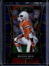 2023 Panini Select Draft Picks Michael Irvin Blue Retail #84 Hurricanes