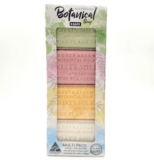 Australian Botanical Soap Multipack – 8 Bars Goat’s Milk, Oat, Lemongrass, Melon