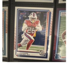 Donruss T. Johnson Buffalo Bills NFL Sports Trading Card American Football