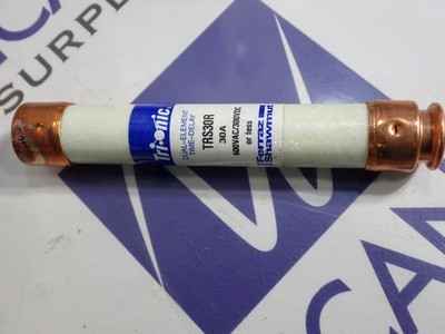 1  Ferraz Shawmut TRS30R TRS 30 amp 600 volt Time Delay Trionic Fuse