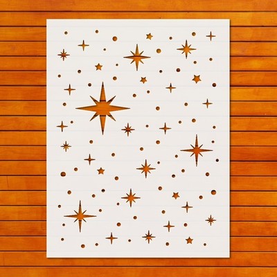 Large Reusable Star Stencil Template for Wall Art & DIY Crafts - StencilAir