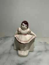 Vintage Shirley Temple Doll Party Girl Miniature Planter Figurine