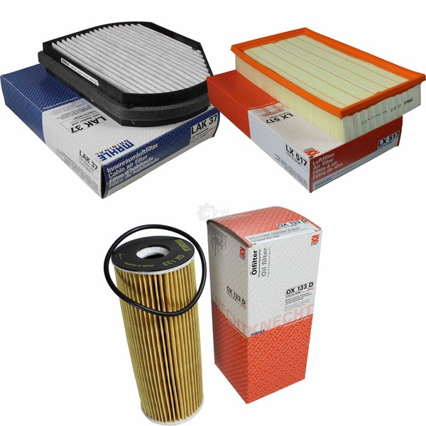 Mahle / Knecht Innenraumfilter LAK 37 Luftfilter LX 517 ÖLfilter OX 133D-image