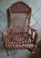 FAUTEUIL ROTIN ROSIER ENFANT - JOUET DECO - CHAMBRE ENFANT