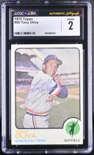 1973 Topps Tony Oliva #80 card