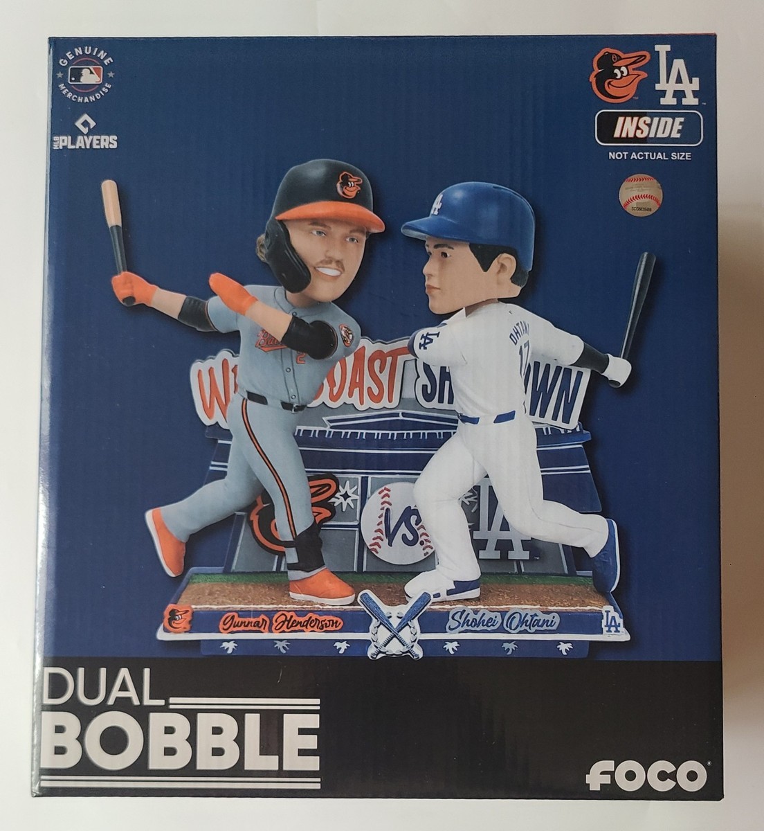 124 NIB Shohei Ohtani Gunnar Henderson FOCO Sho-Down Dodgers