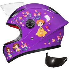 DOT Approved Kids Youth Full Face Motorcycle Helmet, Lightweight | Includes C...