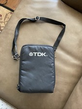 Vintage TDK Cassette Tape Carrying Storage Case Collapsing Style