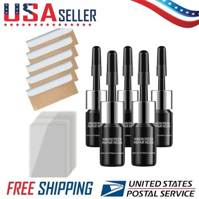 Windshield Repair Tool Kit for Rock Chip Bullseye Star Crack Car Window Glass