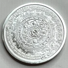 1/4 oz Aztec Calendar .999 Fine Silver Round Bullion Golden State Mint - 16