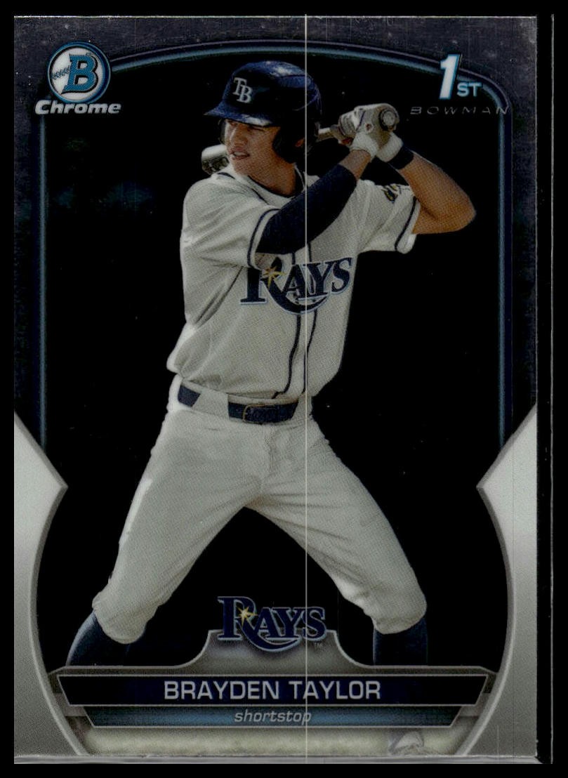 2023 1st Bowman Draft #BDC-60 Brayden Taylor Chrome