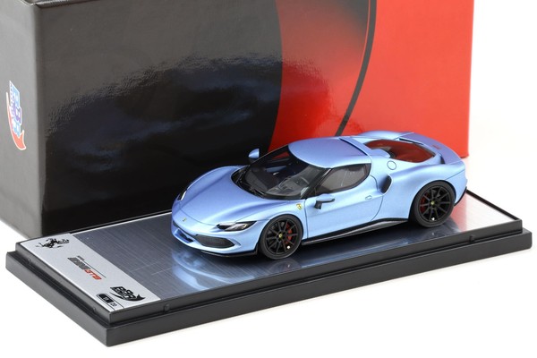 1:43 Bbr Ferrari 296 Gtb Azzurro California Blue Matt - Limited 20 Pcs.-image