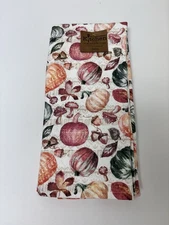 KayDee Designs Pumpkin Kitchen Towels Set of 2 NEW