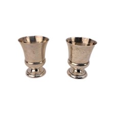 International Sterling Silver Egg Cups Set of 2 Pedestal Holders NH1