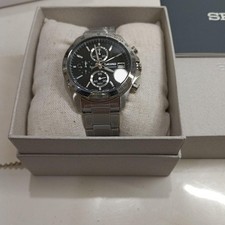 SEIKO articolo CRONOGRAFO unità principale SBTR005 acciaio inox quadrante nero orologio uomo