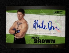 Mike Brown Green /88 Auto 🔥 2010 Topps UFC Knockout #AFG-MTB