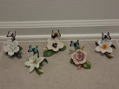 Enesco Butterflies Home Decor Butterfly Sculpture Set Of 5