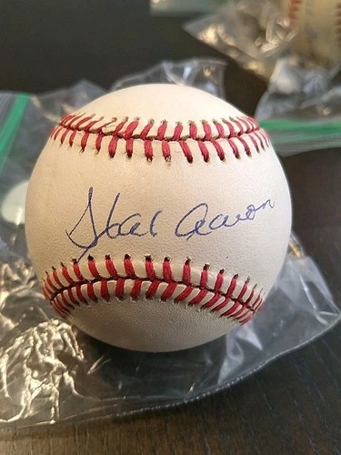 Hank Aaron Autograph Official National League Baseball PSA DNA Braves 66384